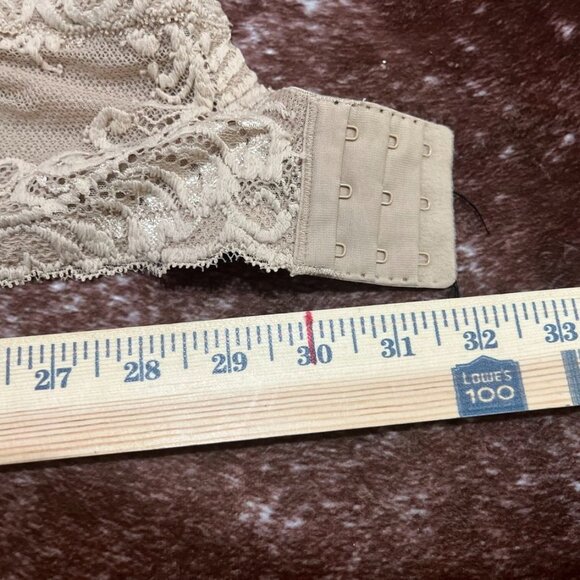 Natori Feathers Contour Plunge T-Shirt Bra Café Nude 42DD NWT - Picture 6 of 11